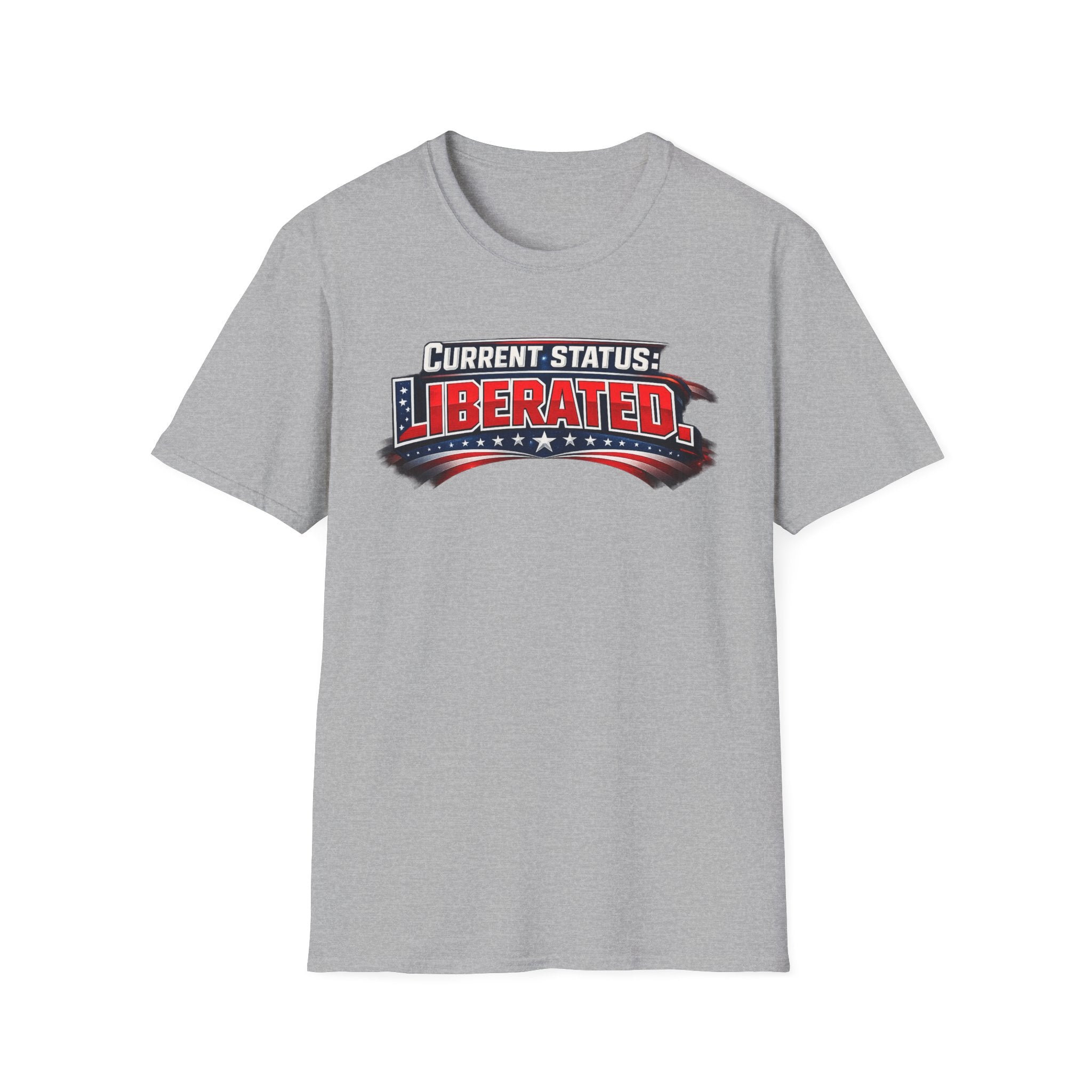 "Current Status: Liberated" T-Shirt