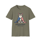 "Independent" Patriotic Cat T-Shirt