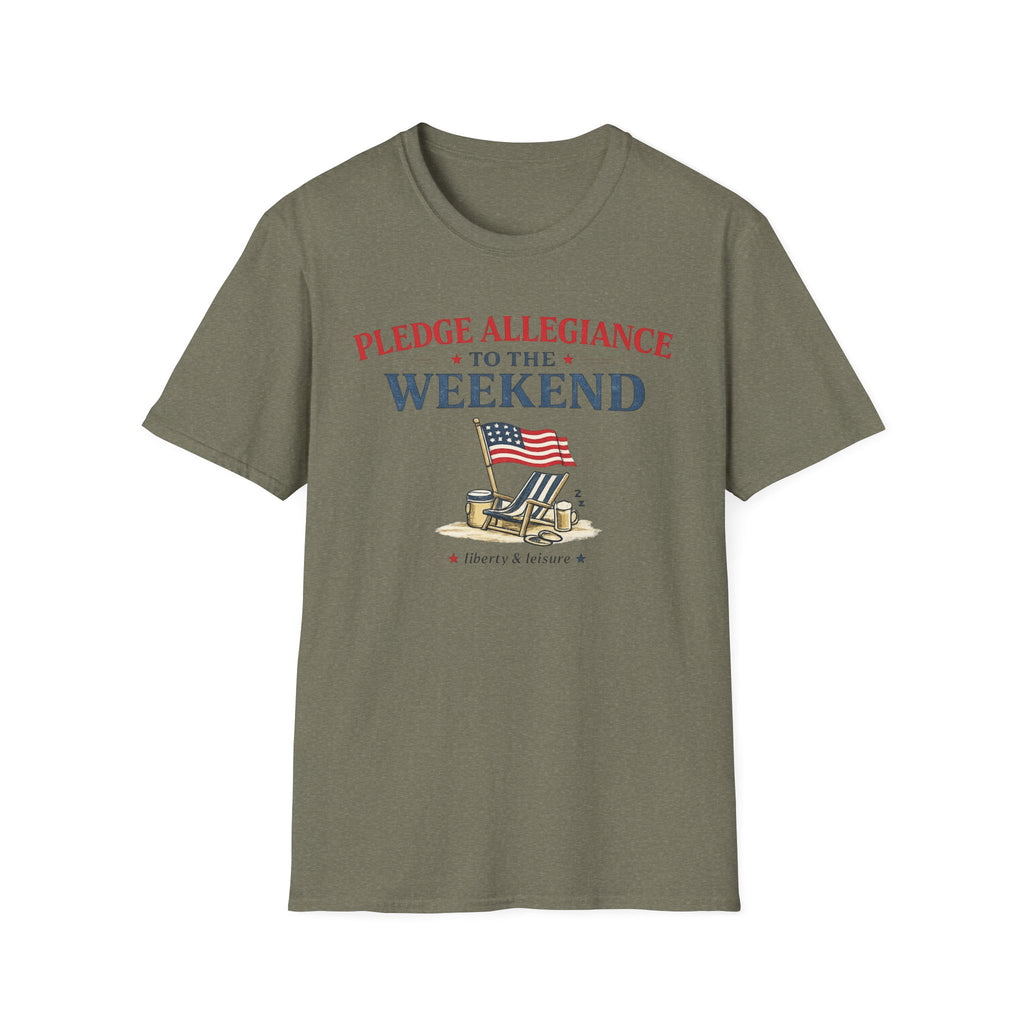 "Pledge Allegiance to the Weekend" T‑Shirt