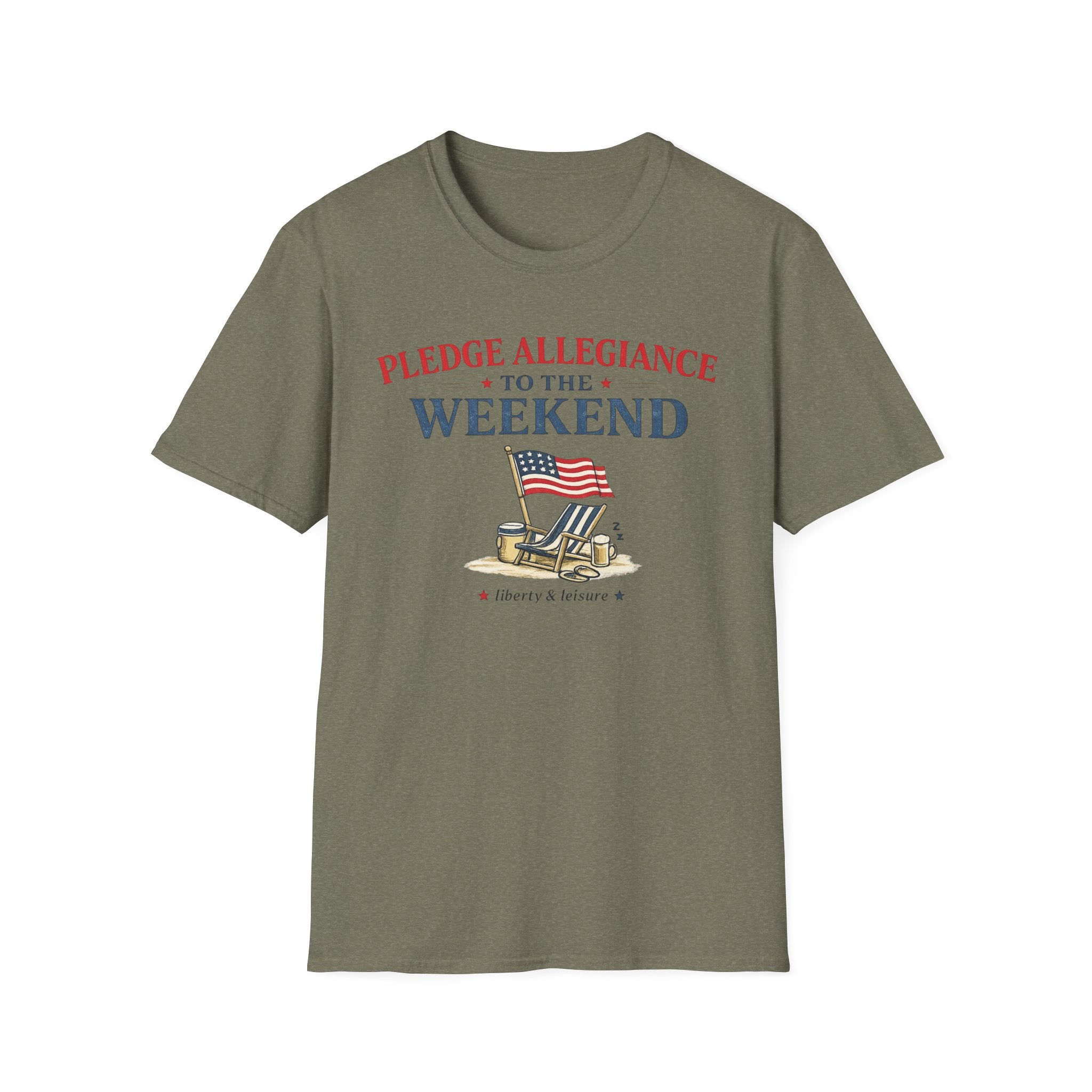 "Pledge Allegiance to the Weekend" T‑Shirt
