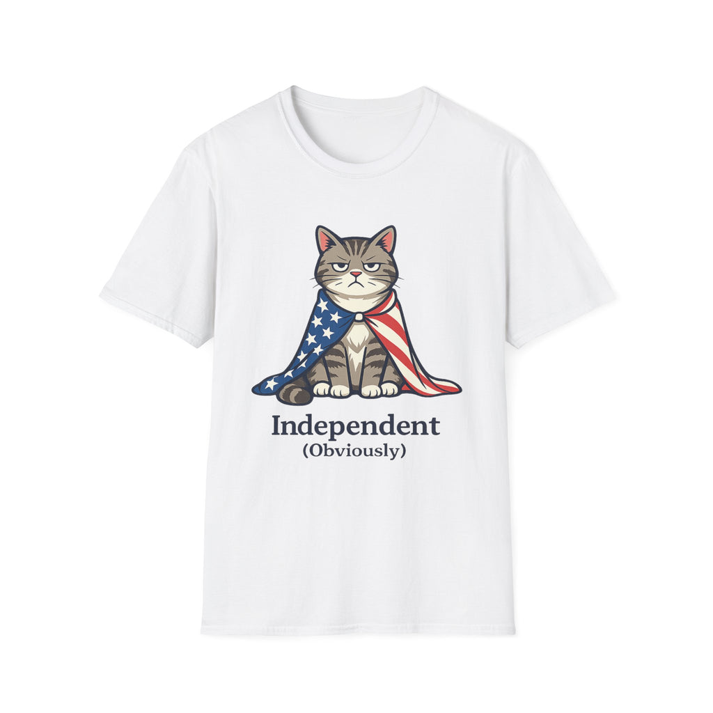 "Independent" Patriotic Cat T-Shirt
