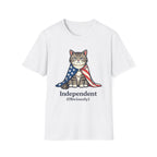 "Independent" Patriotic Cat T-Shirt