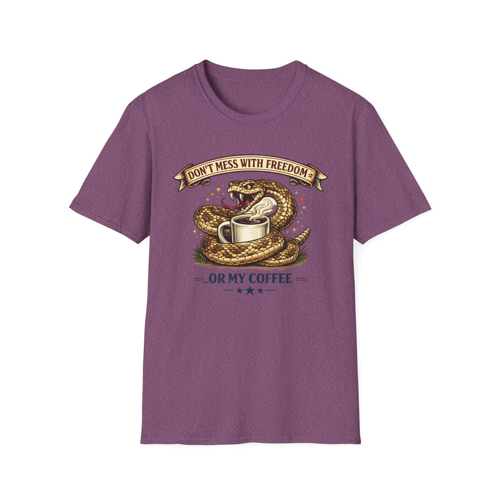 "Don't Mess with Freedom or My Coffee" T-shirt
