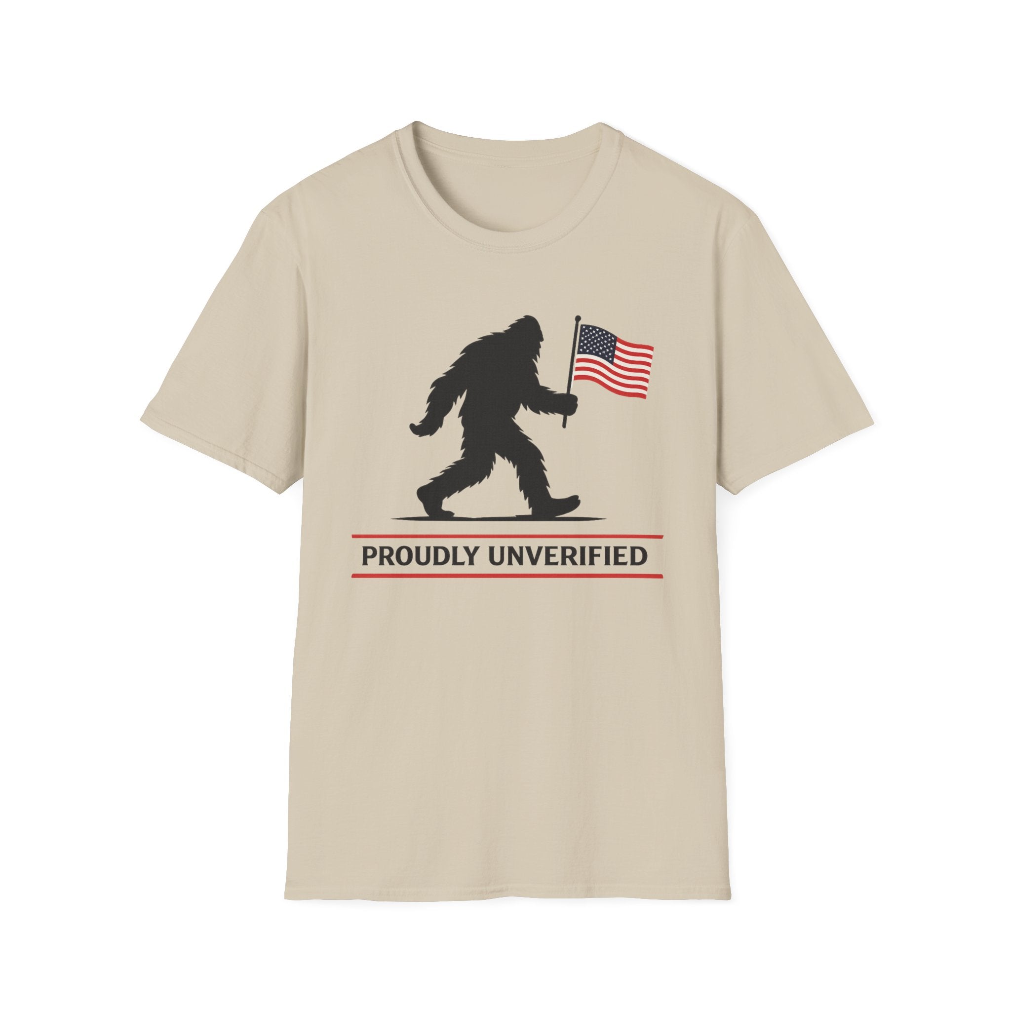"Proudly Unverified" Sasquatch T-Shirt