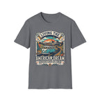 "Living the American Dream" Retro Camper Van T-Shirt