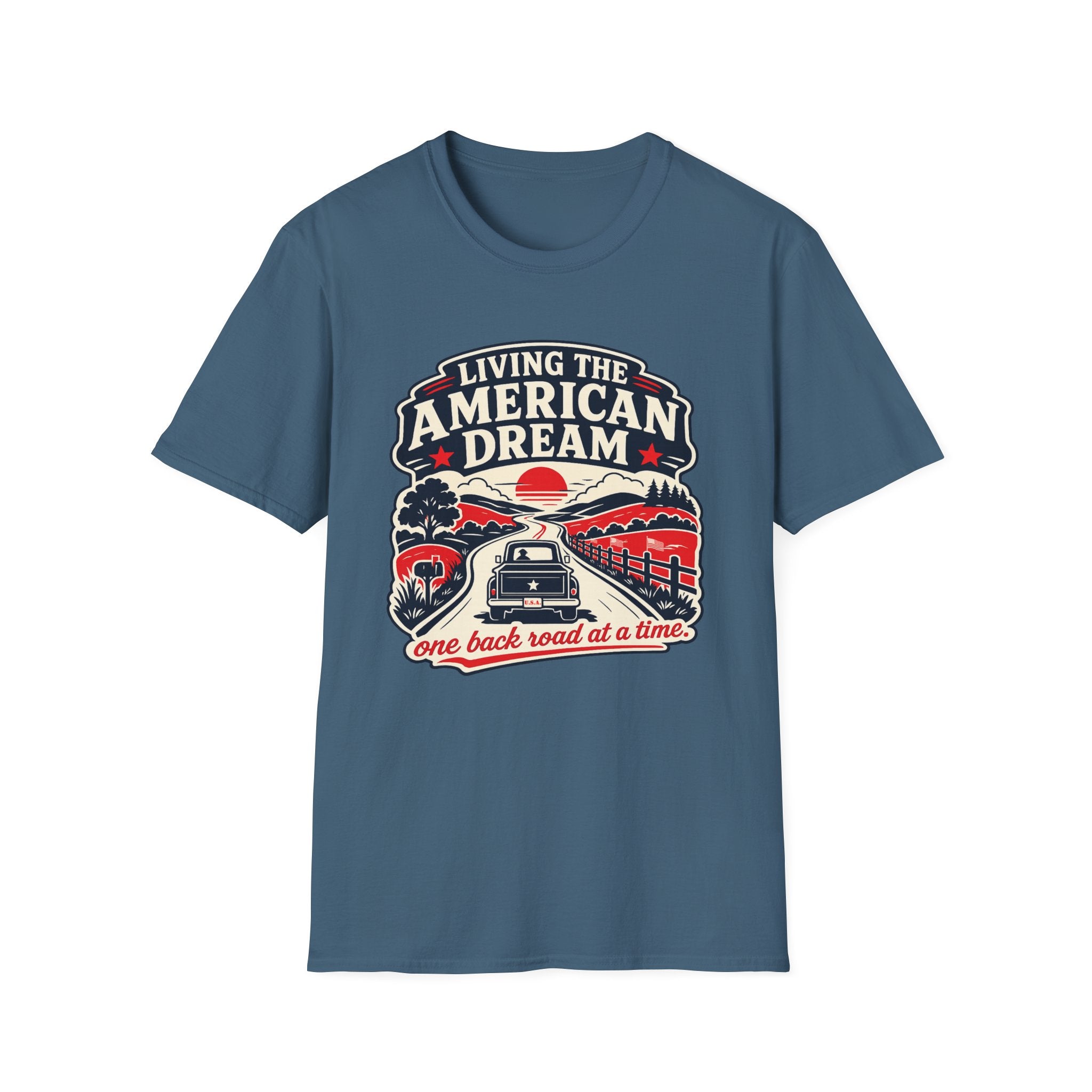 "Living the American Dream" Classic Truck T-Shirt