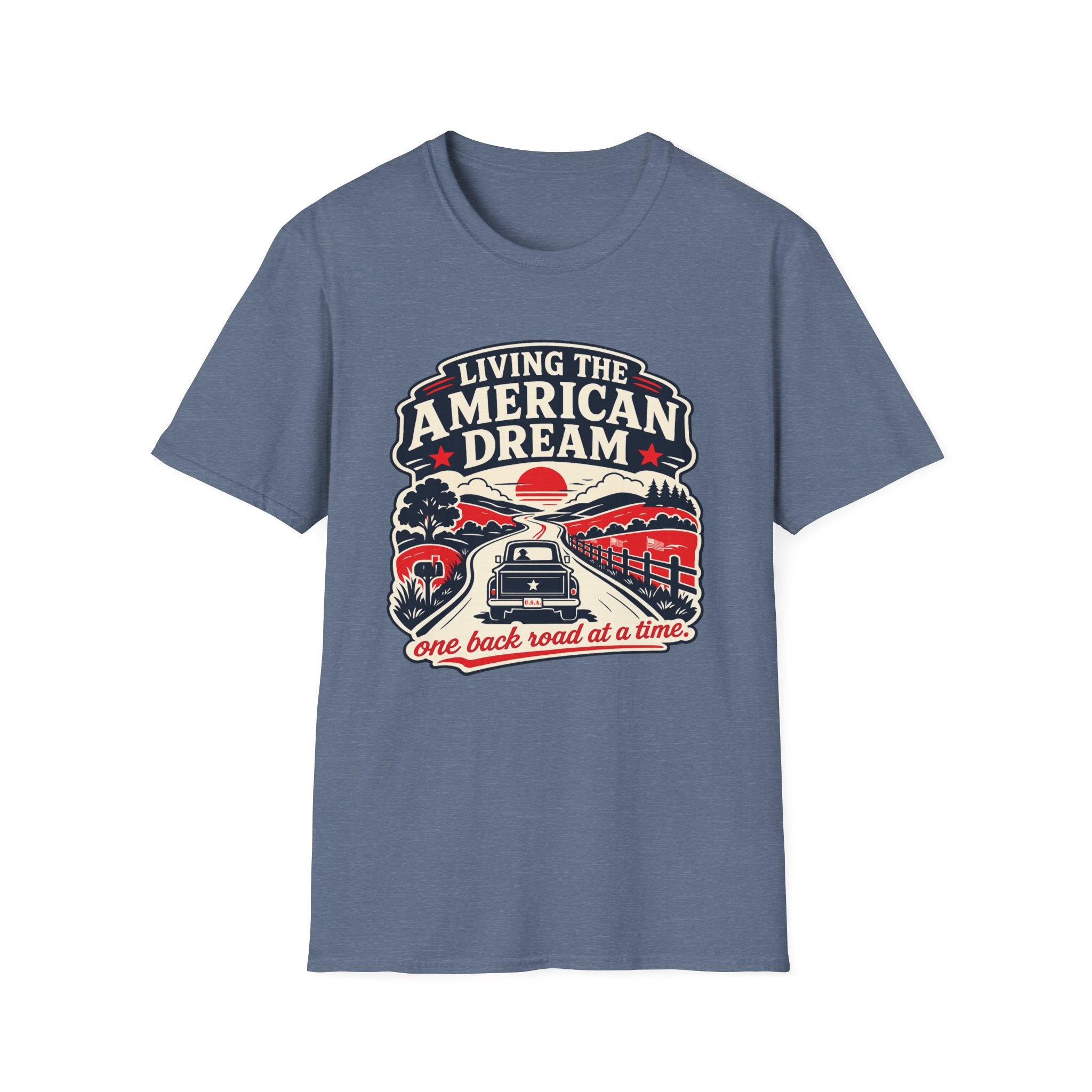 "Living the American Dream" Classic Truck T-Shirt