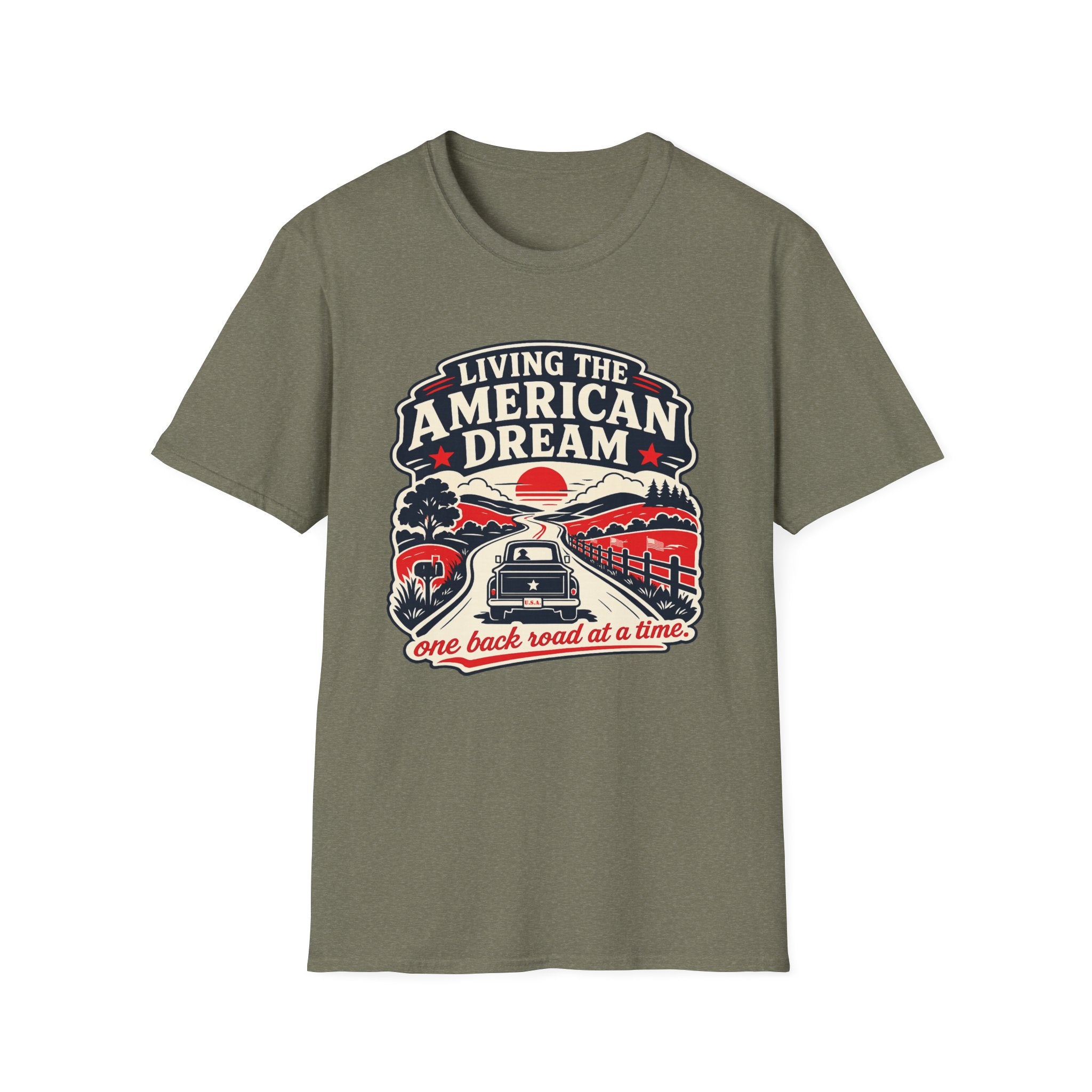 "Living the American Dream" Classic Truck T-Shirt