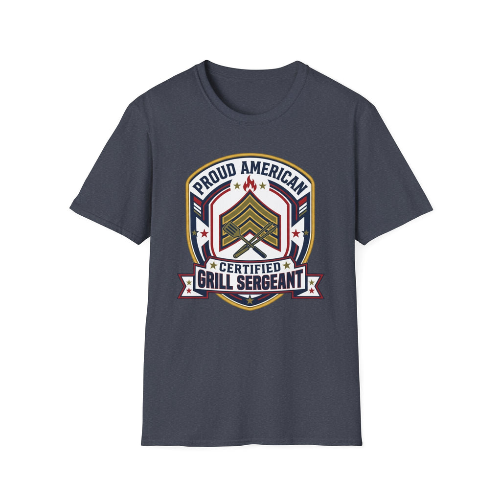 "Proud American Certified Grill Sergeant" T-Shirt
