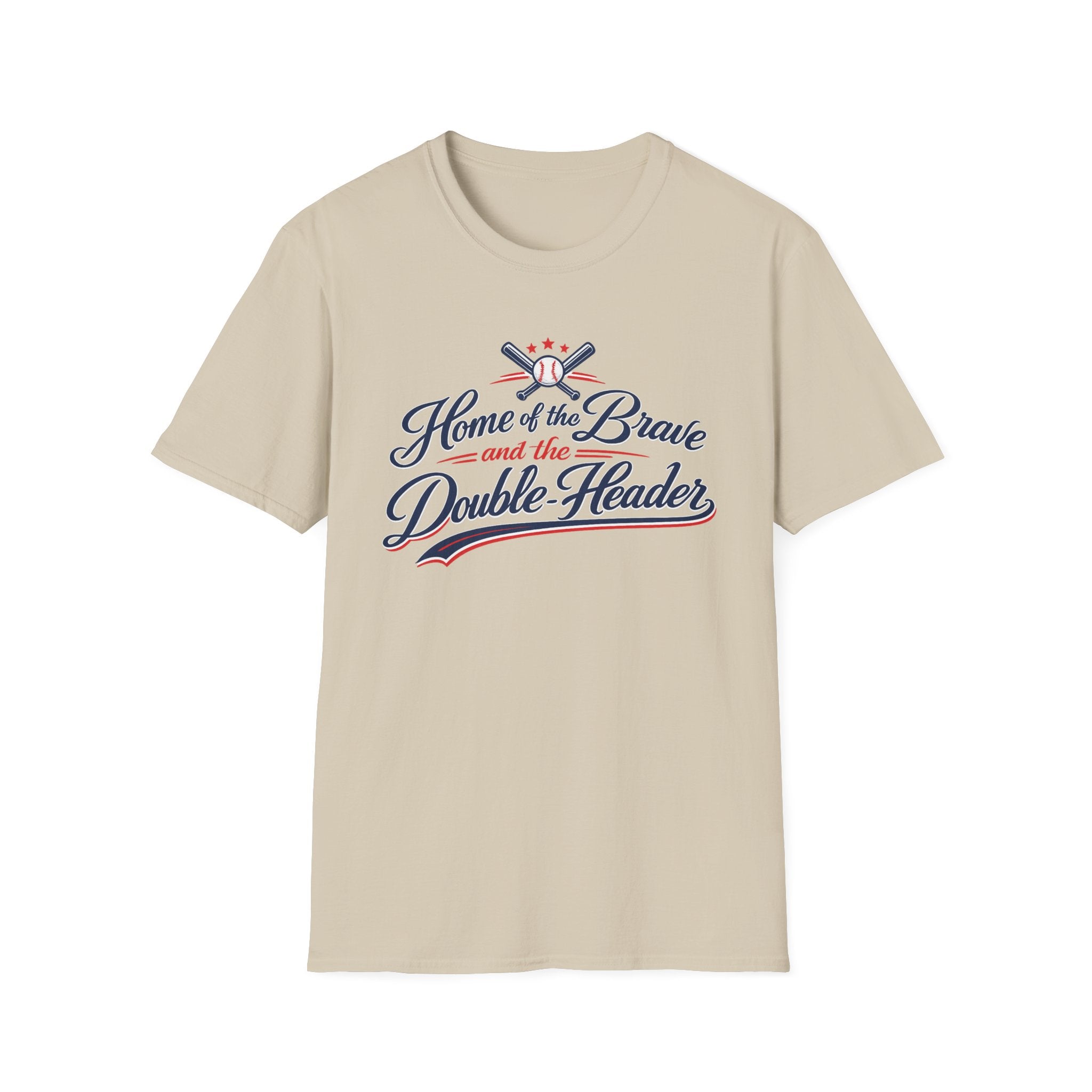 "Home of the Brave and the Double-Header" T-Shirt