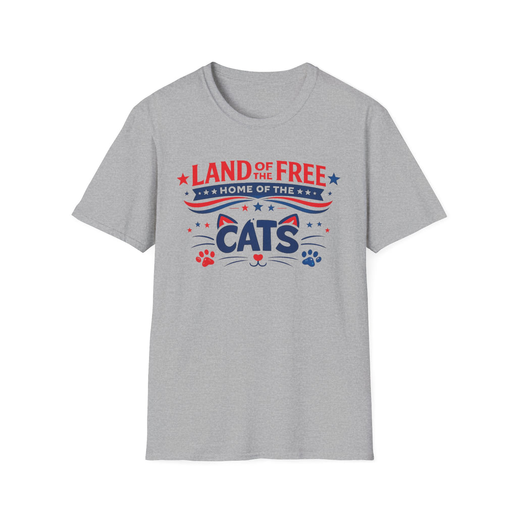 "Land of the Free Home of the Cats" T-Shirt