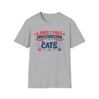 "Land of the Free Home of the Cats" T-Shirt