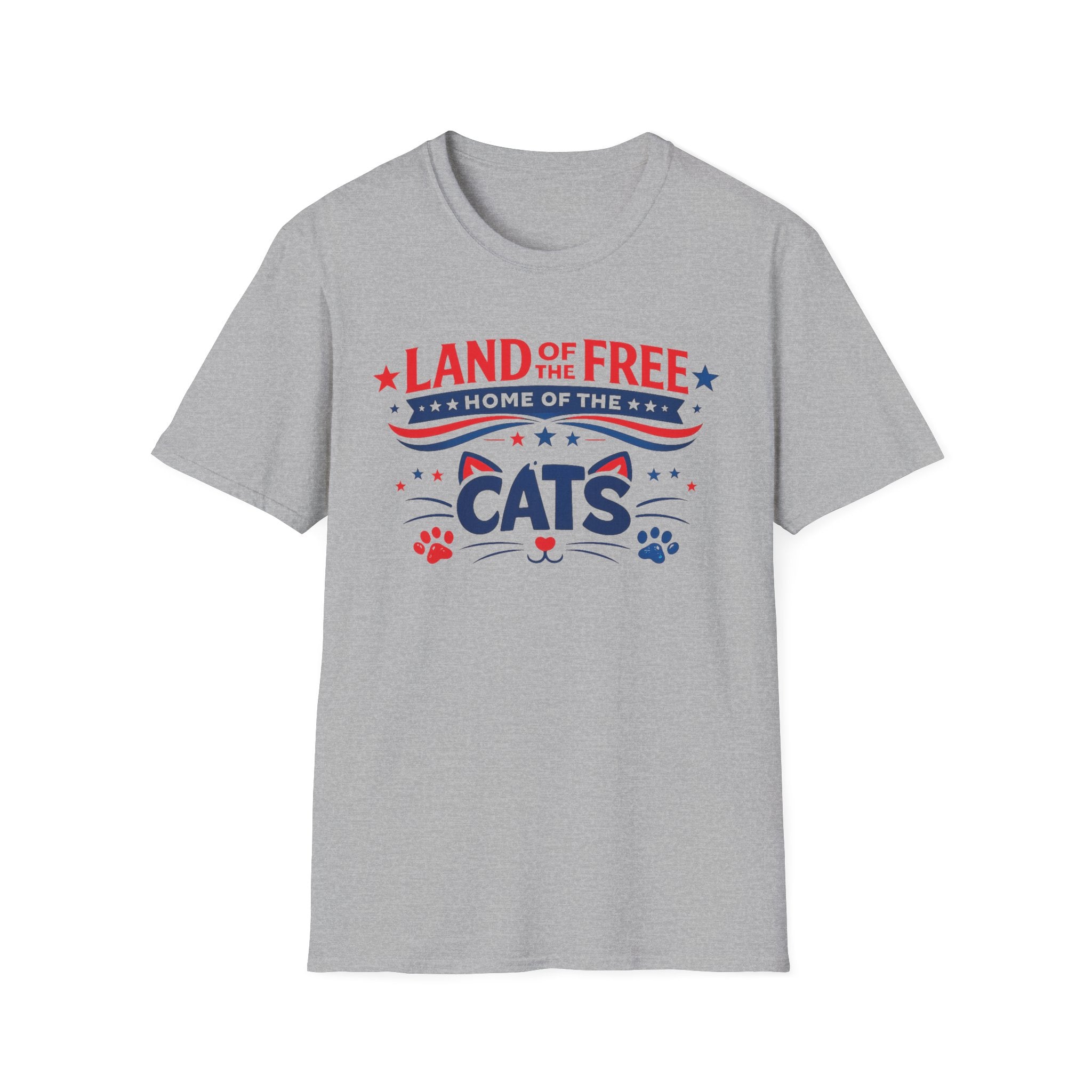 "Land of the Free Home of the Cats" T-Shirt