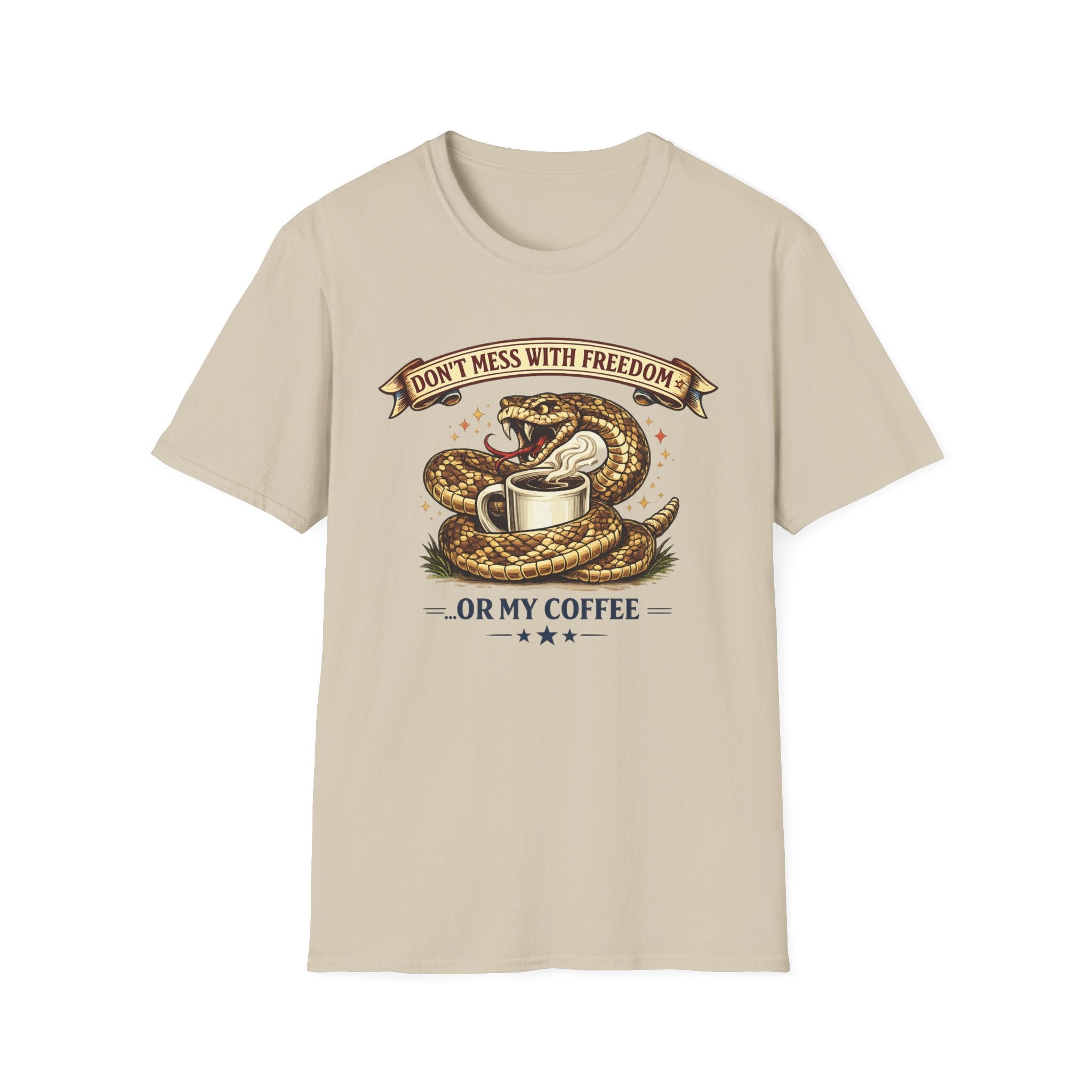 "Don't Mess with Freedom or My Coffee" T-shirt