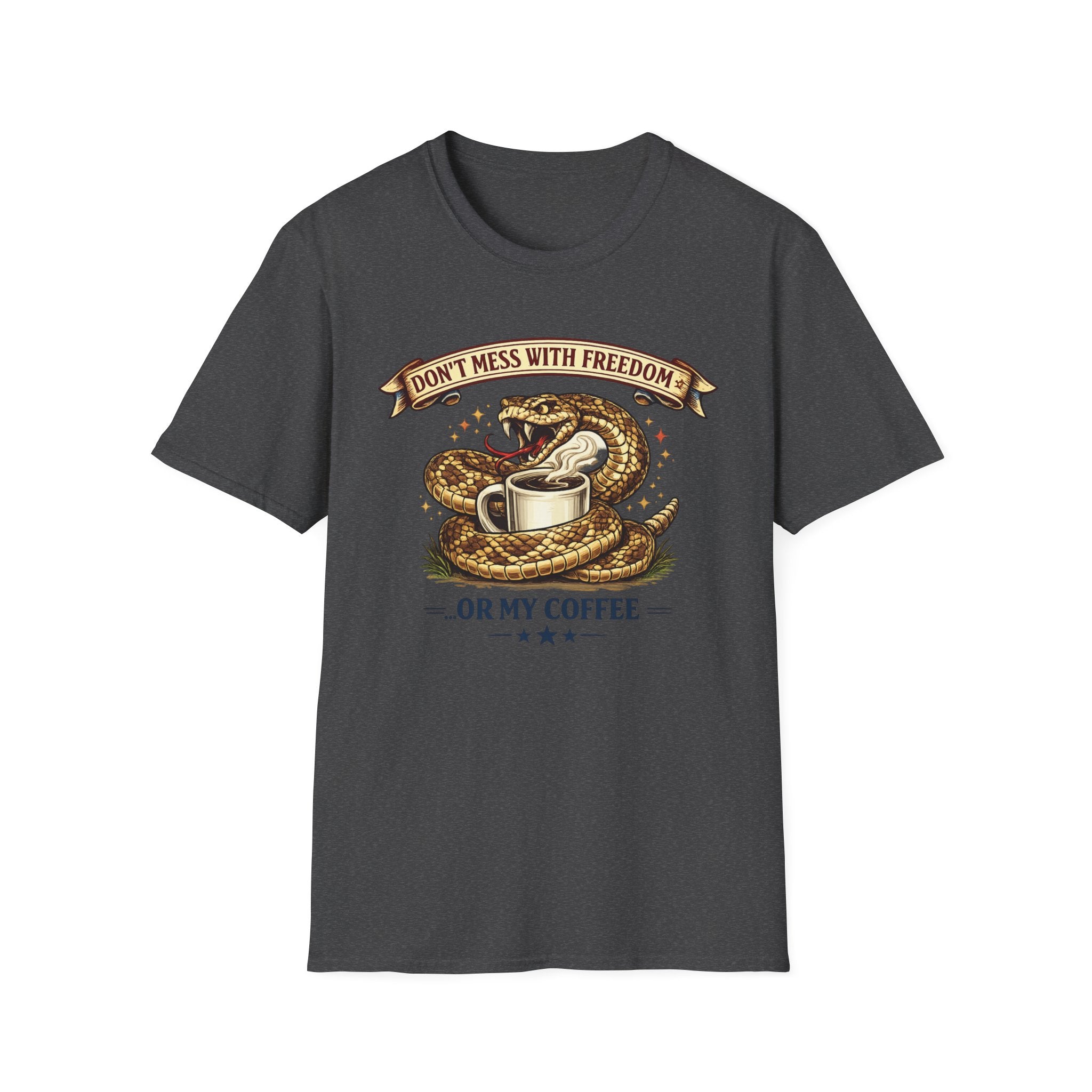 "Don't Mess with Freedom or My Coffee" T-shirt