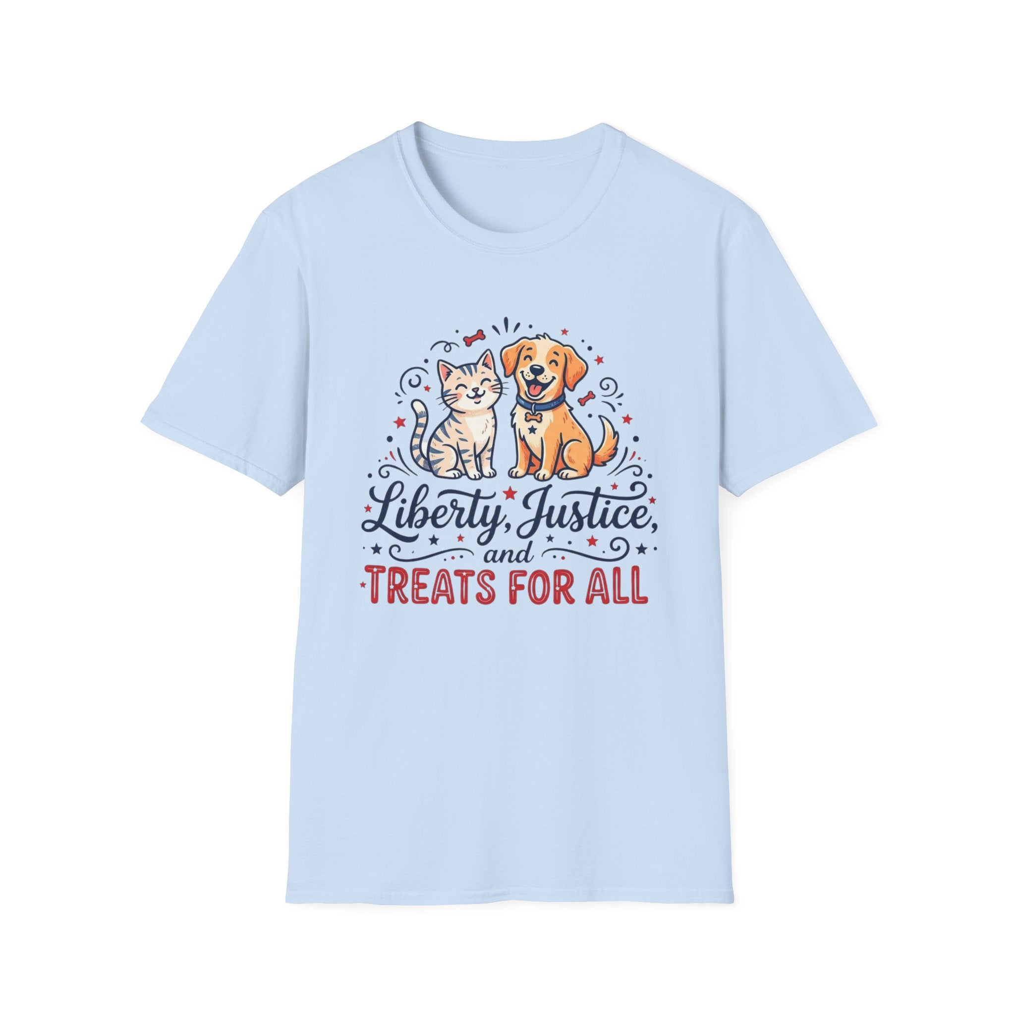 “Liberty, Justice, and Treats For All” T‑Shirt