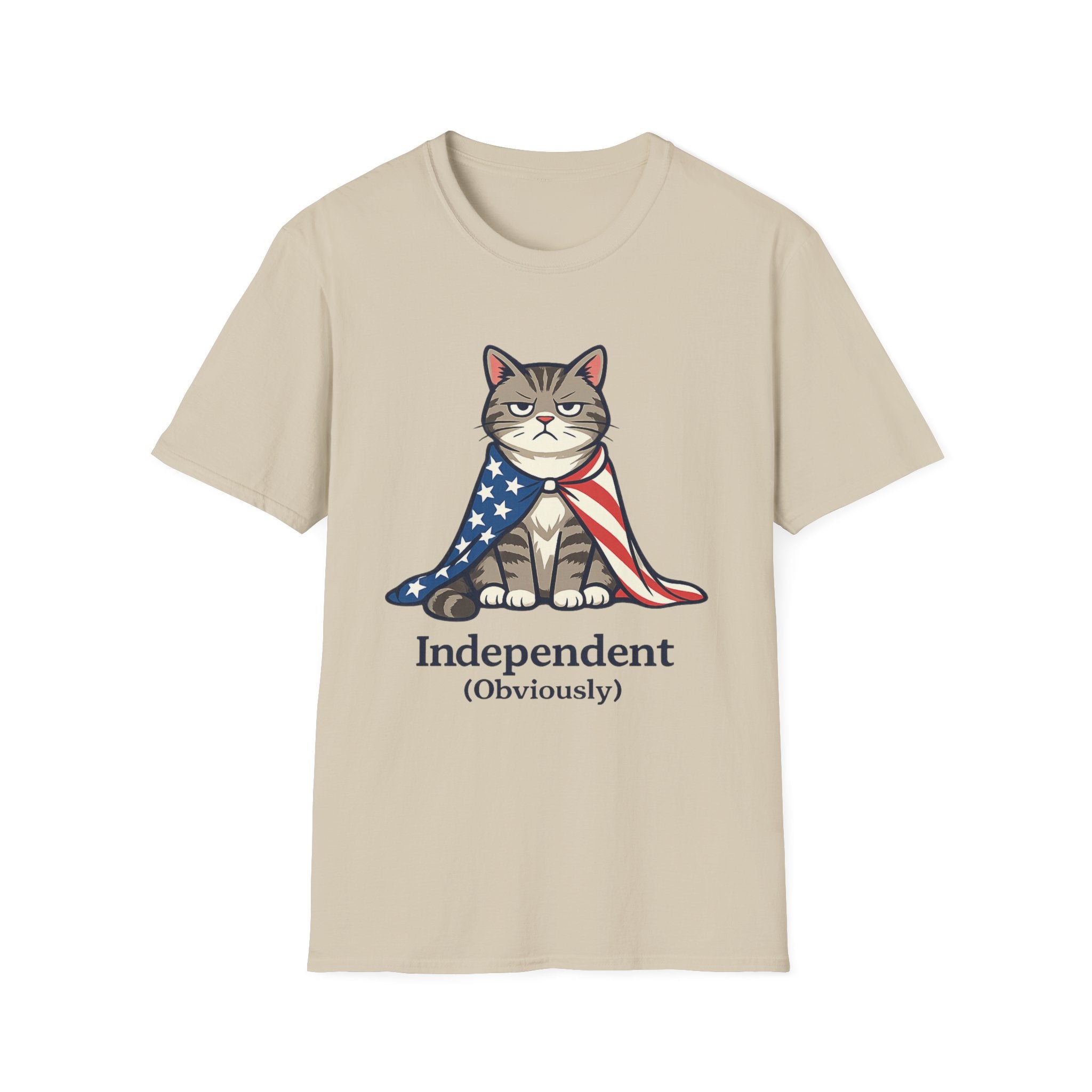 "Independent" Patriotic Cat T-Shirt
