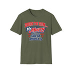 "Born to Run… My Mouth" Patriotic T-Shirt