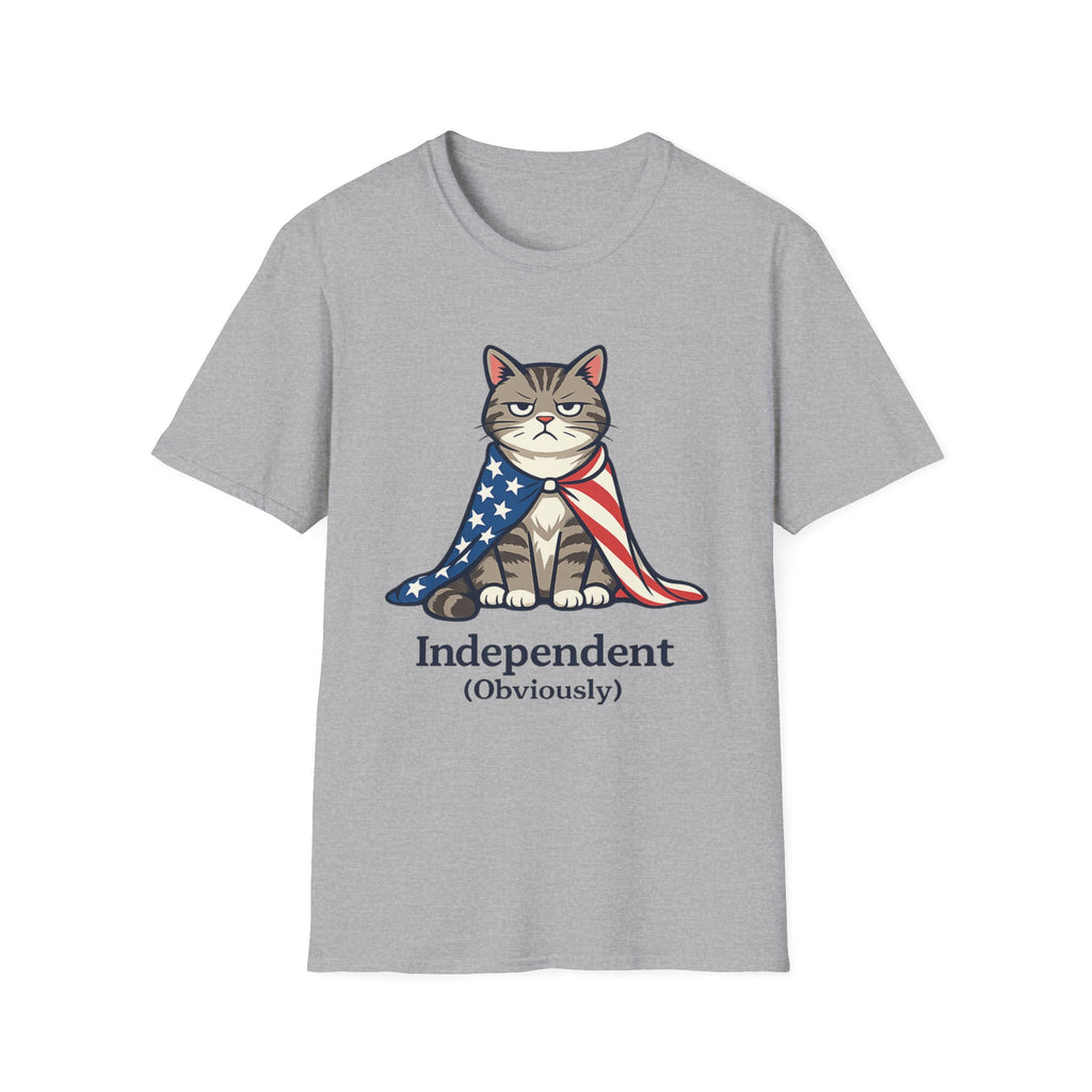 "Independent" Patriotic Cat T-Shirt